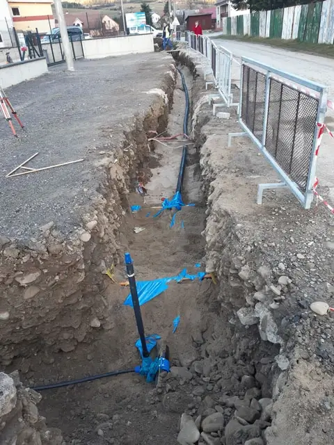 Výstavba vodovodu a kanalizácie Pod Paseka - Hýrovský, Lánov jarok, Okolo ihriska, Za
                            kultúrnym domom,Pod Brabírka